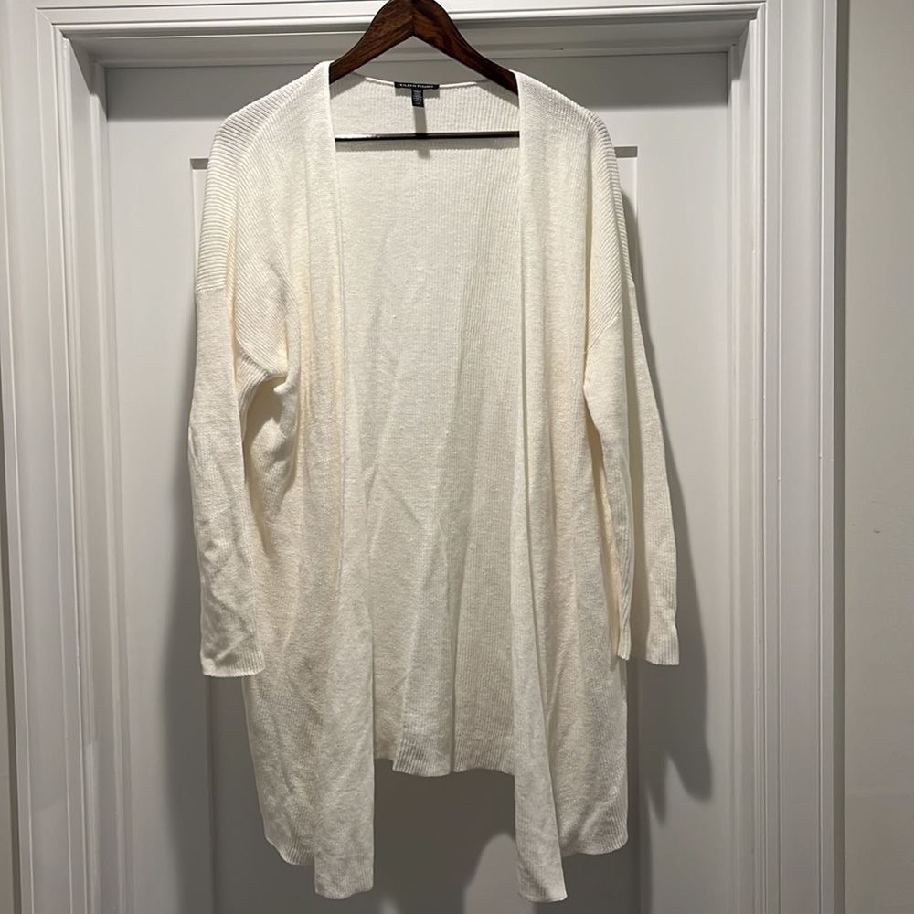 Eileen Fisher White Cardigan
